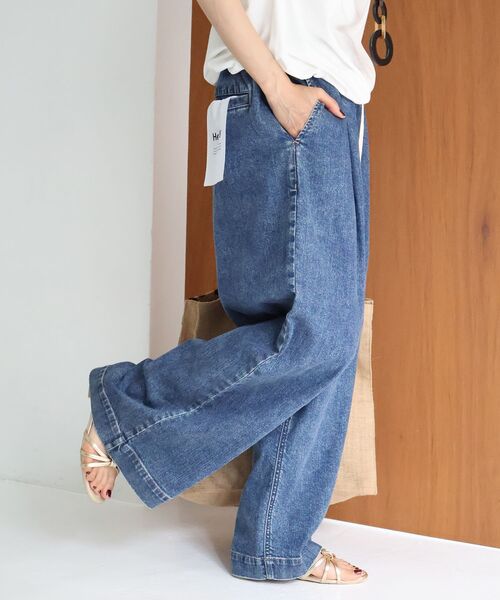 le.coeur blanc(ルクールブラン)の「Healthy denim Muffin(デニムパンツ・レディース・ネイビー/ブルー・38/36)」の15枚目の写真