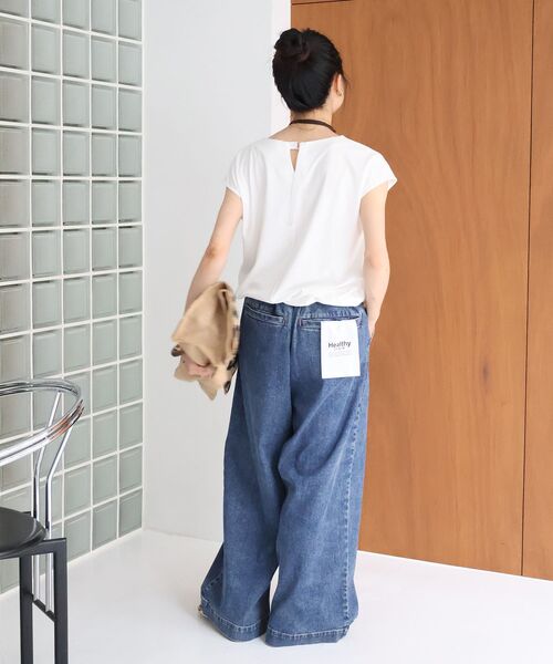 le.coeur blanc(ルクールブラン)の「Healthy denim Muffin(デニムパンツ・レディース・ネイビー/ブルー・38/36)」の18枚目の写真