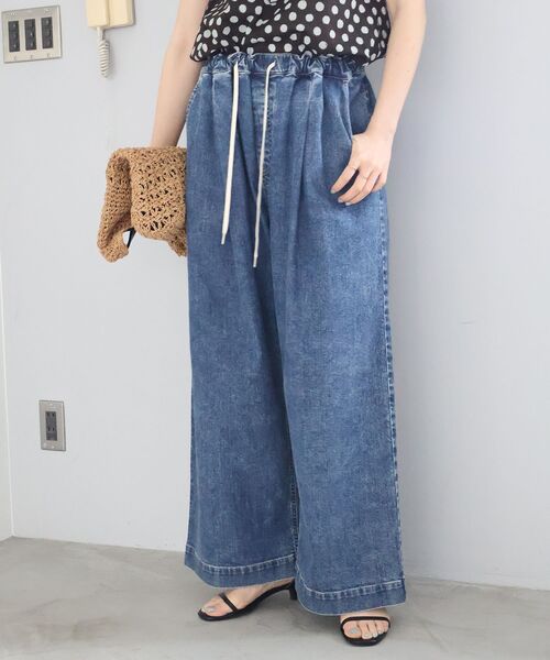 le.coeur blanc(ルクールブラン)の「Healthy denim Muffin(デニムパンツ・レディース・ネイビー/ブルー・38/36)」の20枚目の写真