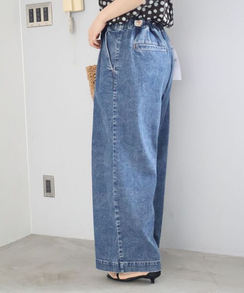le.coeur blanc(ルクールブラン)の「Healthy denim Muffin(デニムパンツ・レディース・ネイビー/ブルー・38/36)」の21枚目の写真