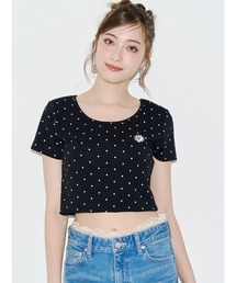 EVRIS | ドットSUNNYショートTシャツ(Tシャツ/カットソー)