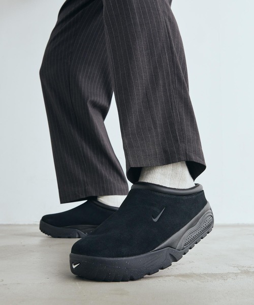 NIKE｜ナイキ（メンズ）のスニーカー（ブラック/黒色系・スエード