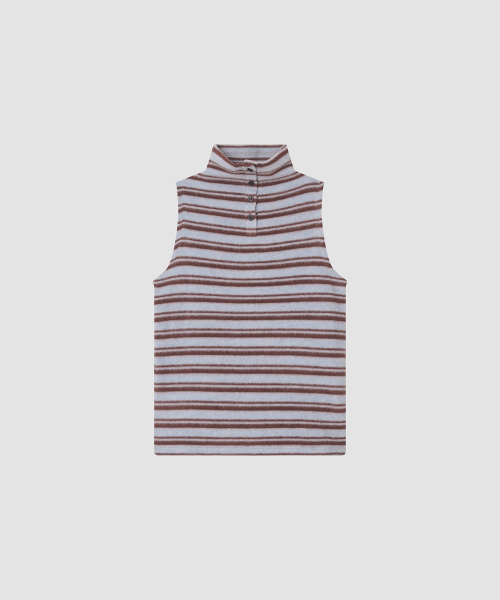 THE LILLE(ザ リル)の「Winter Turtle Sleeveless T_Stripe blue(Tシャツ/カットソー・レディース・その他・FREE)」の2枚目の写真
