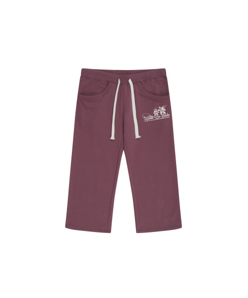 KASHIKO（カシコ）の「Low-Slung Capri Pants Wine（スウェットパンツ・レディース・その他・MEDIUM/SMALL）」の10枚目の写真