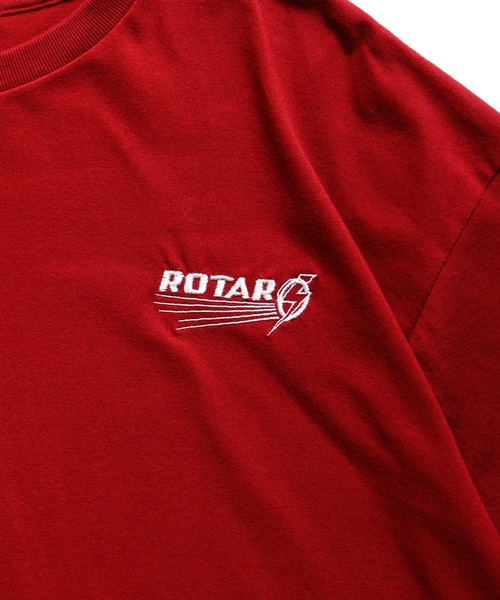 ROTAR(ローター)の「Wheel logo 1p Tee(Tシャツ/カットソー・メンズ・バーガンディー/サンドベージュ/ブラック/ホワイト・LARGE/MEDIUM/X-LARGE)」の8枚目の写真