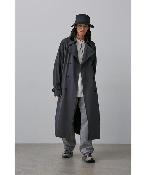 YLEVE(イレーヴ)の「YLEVE / COTTON VOILE GABARDINE NIDOM CO(トレンチコート・メンズ・ベージュ/グレー・4/3)」の3枚目の写真