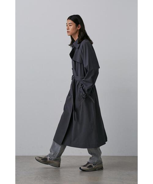 YLEVE(イレーヴ)の「YLEVE / COTTON VOILE GABARDINE NIDOM CO(トレンチコート・メンズ・ベージュ/グレー・4/3)」の5枚目の写真