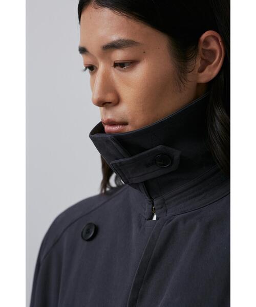 YLEVE(イレーヴ)の「YLEVE / COTTON VOILE GABARDINE NIDOM CO(トレンチコート・メンズ・ベージュ/グレー・4/3)」の6枚目の写真