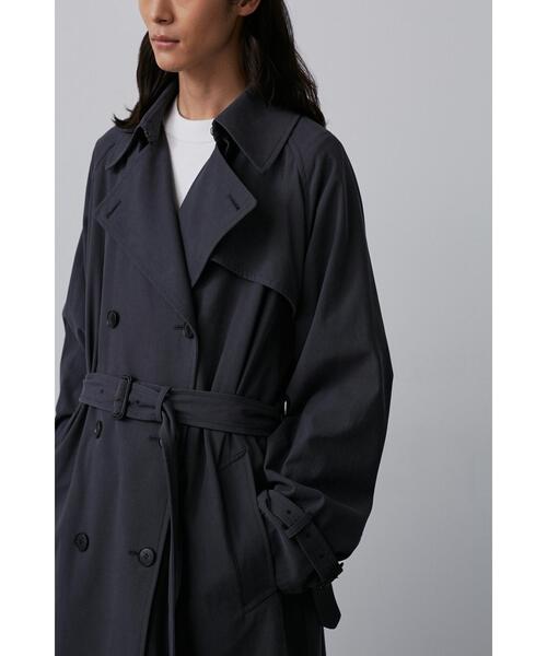 YLEVE(イレーヴ)の「YLEVE / COTTON VOILE GABARDINE NIDOM CO(トレンチコート・メンズ・ベージュ/グレー・4/3)」の7枚目の写真