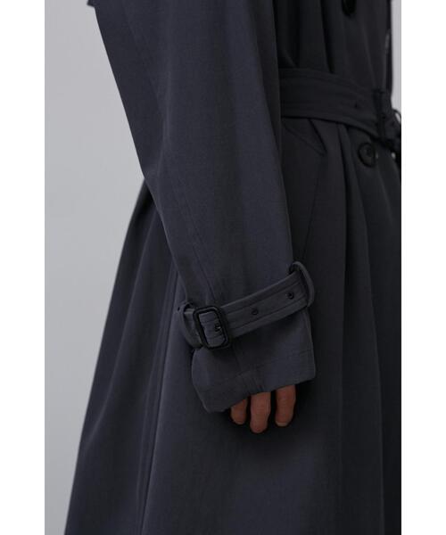 YLEVE(イレーヴ)の「YLEVE / COTTON VOILE GABARDINE NIDOM CO(トレンチコート・メンズ・ベージュ/グレー・4/3)」の9枚目の写真