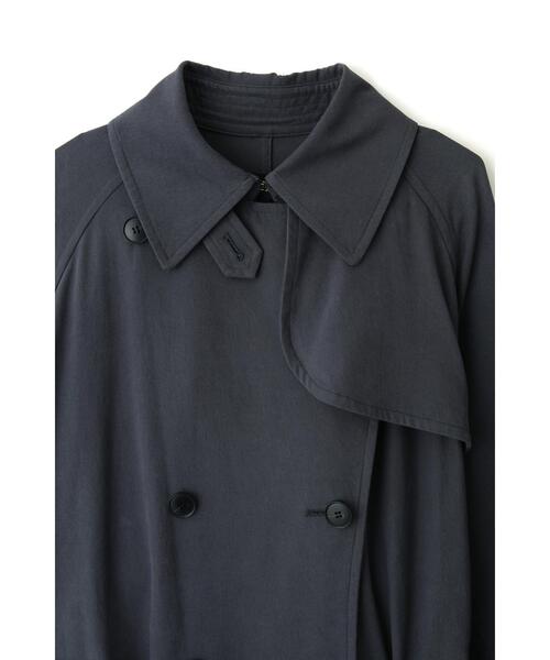 YLEVE(イレーヴ)の「YLEVE / COTTON VOILE GABARDINE NIDOM CO(トレンチコート・メンズ・ベージュ/グレー・4/3)」の13枚目の写真