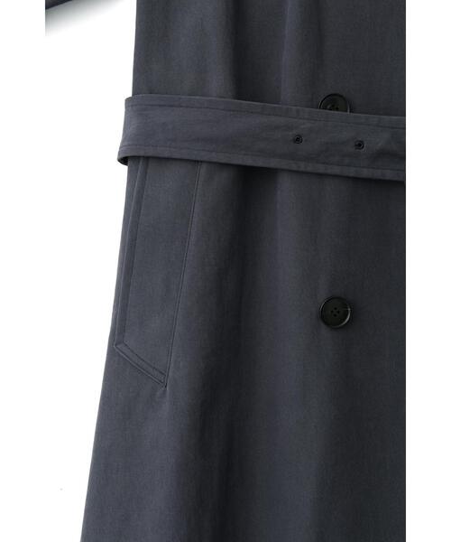YLEVE(イレーヴ)の「YLEVE / COTTON VOILE GABARDINE NIDOM CO(トレンチコート・メンズ・ベージュ/グレー・4/3)」の20枚目の写真