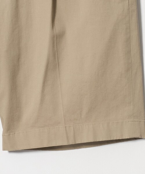UNITED ARROWS（ユナイテッドアローズ）の「ツイル ベーシック 1プリーツ ショーツ（その他パンツ・メンズ・ベージュ/ブラック・L/S/M/XL）」の9枚目の写真