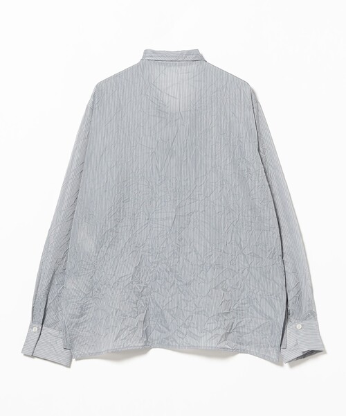 Ray BEAMS(レイビームス)の「ストライプ ワッシャー リボン ブラウス(シャツ/ブラウス・レディース・ホワイト系その他6/シルバー・ONE SIZE)」の22枚目の写真