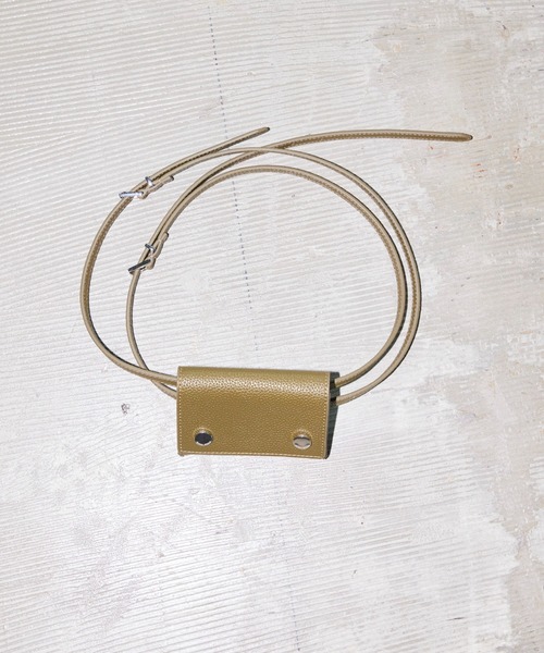 MAISON SPECIAL（メゾンスペシャル）の「【2026Autumn PRE-ORDER】Multi-Way Pouch Double Belt/マルチウェイポーチダブルベルト（ベルト・レディース・ブラック/レッド/カーキ/アイボリー・FREE）」の12枚目の写真