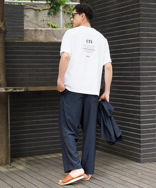 BAYFLOW（ベイフロー）の「【接触冷感】クールヘザーブラッシュパンツ［セットアップ可］（その他パンツ・メンズ・ブラウン系その他/ネイビー・MEDIUM/LARGE）」の7枚目の写真