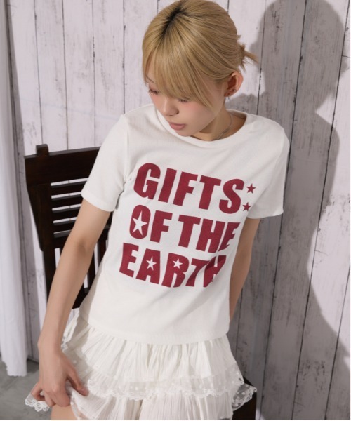 GORGE(ゴージ)の「《テレコ・存在感ロゴ》アソートTシャツ/カジュアル×ストリート/春夏/全3色(Tシャツ/カットソー・レディース・カーキ/オフホワイト/グレー・F)」の16枚目の写真