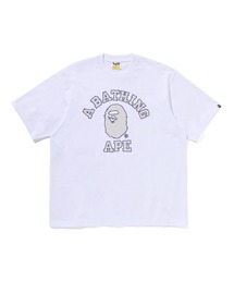 A BATHING APE（アベイシングエイプ）の「HAND DRAWN OUTLINE COLLEGE RELAXED FIT TEE（Tシャツ/カットソー）」