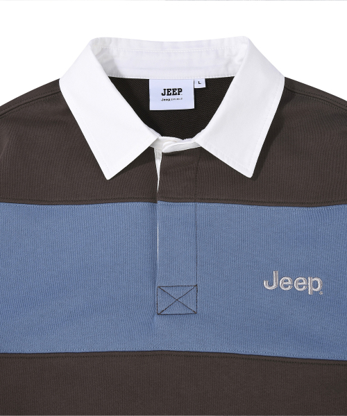 JEEP（ジープ）の「レトロマウンテン1941ストライプカラー スウェット (JR5TSU825DB)（ポロシャツ・レディース・その他・SMALL/MEDIUM/LARGE/X-LARGE/2XL）」の7枚目の写真
