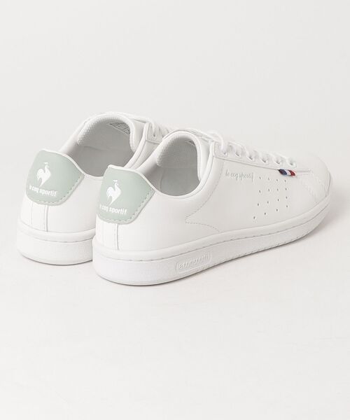 le coq sportif（ルコックスポルティフ）の「ラ ローラン SL  /  LA ROLAND SL（スニーカー・メンズ・ホワイト×グリーン・22.5cm/23.0cm/23.5cm/24.0cm/24.5cm/25.0cm/25.5cm/26.0cm/26.5cm/27.0cm/27.5cm）」の2枚目の写真