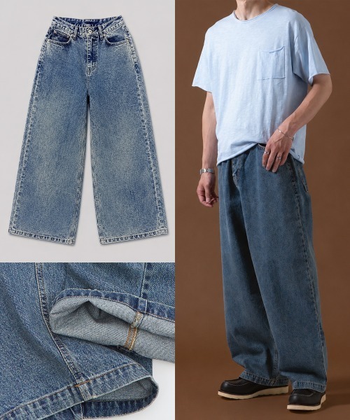 OXA(オグザ)の「デニムパンツ(デニムパンツ・メンズ・ブルー/ネイビー・LARGE/MEDIUM)」の1枚目の写真