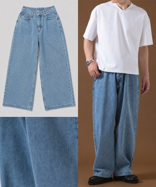 OXA(オグザ)の「デニムパンツ(デニムパンツ・メンズ・ブルー/ネイビー・LARGE/MEDIUM)」の2枚目の写真