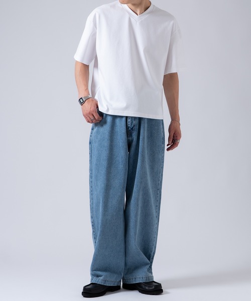 OXA(オグザ)の「デニムパンツ(デニムパンツ・メンズ・ブルー/ネイビー・LARGE/MEDIUM)」の10枚目の写真
