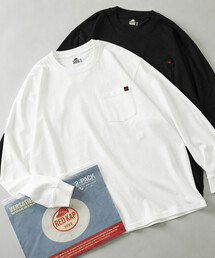 RED KAP（レッドキャップ）の「RED KAP/レッドキャップ 別注 2P ロングスリーブ ワンポイントロゴ クルーネック ポケットTシャツ/2枚セット（Tシャツ/カットソー）」