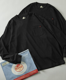 RED KAP（レッドキャップ）の「RED KAP/レッドキャップ 別注 2P ロングスリーブ ワンポイントロゴ クルーネック ポケットTシャツ/2枚セット（Tシャツ/カットソー）」