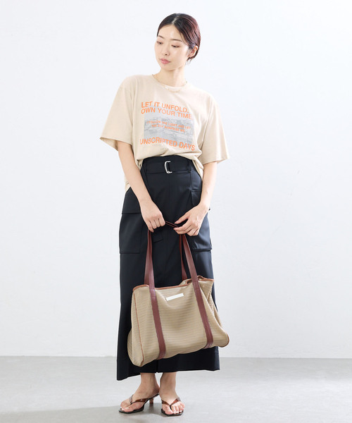 IENA(イエナ)の「LOGOプリント PHOTO Tシャツ(Tシャツ/カットソー・レディース・ネイビー/イエロー/オレンジ・FREE)」の19枚目の写真