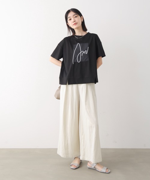 Bou Jeloud(ブージュルード)の「アートロゴカットソー(Tシャツ/カットソー・レディース・ブラック・FREE)」の3枚目の写真