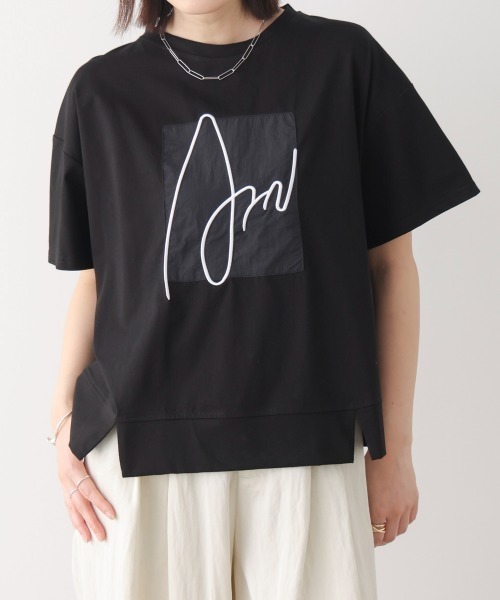 Bou Jeloud(ブージュルード)の「アートロゴカットソー(Tシャツ/カットソー・レディース・ブラック・FREE)」の4枚目の写真