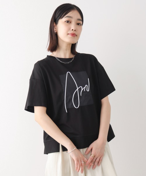 Bou Jeloud(ブージュルード)の「アートロゴカットソー(Tシャツ/カットソー・レディース・ブラック・FREE)」の6枚目の写真