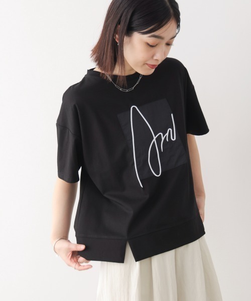 Bou Jeloud(ブージュルード)の「アートロゴカットソー(Tシャツ/カットソー・レディース・ブラック・FREE)」の9枚目の写真