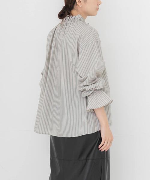 URBAN RESEARCH(アーバンリサーチ)の「フリルギャザーブラウス(シャツ/ブラウス・レディース・ブルー系その他/オフホワイト/グリーン系その他・FREE)」の17枚目の写真