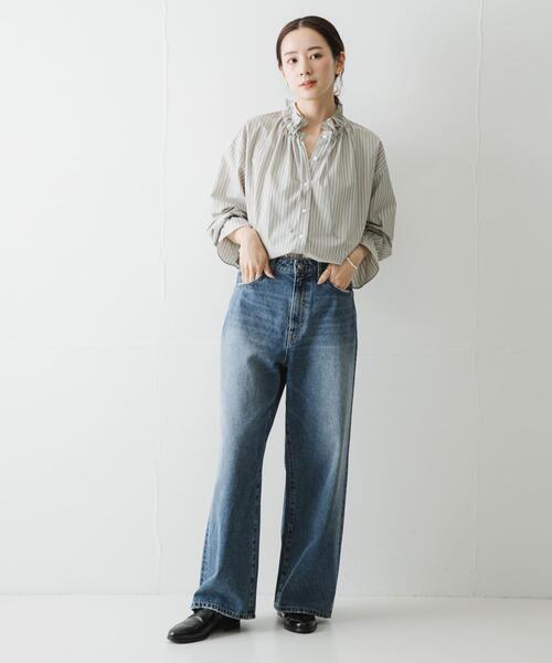 URBAN RESEARCH(アーバンリサーチ)の「フリルギャザーブラウス(シャツ/ブラウス・レディース・ブルー系その他/オフホワイト/グリーン系その他・FREE)」の20枚目の写真