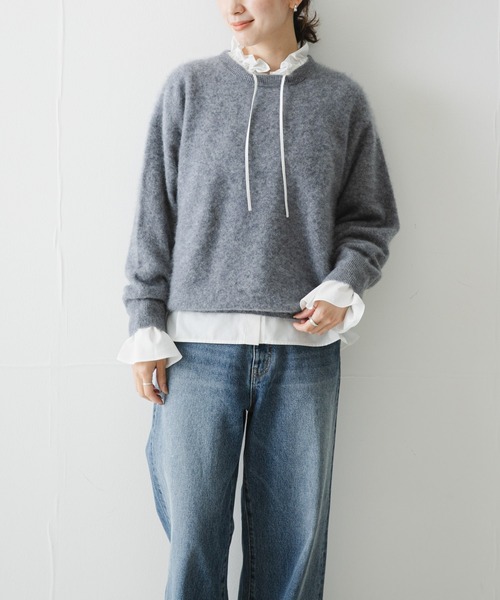 URBAN RESEARCH(アーバンリサーチ)の「フリルギャザーブラウス(シャツ/ブラウス・レディース・ブルー系その他/オフホワイト/グリーン系その他・FREE)」の22枚目の写真