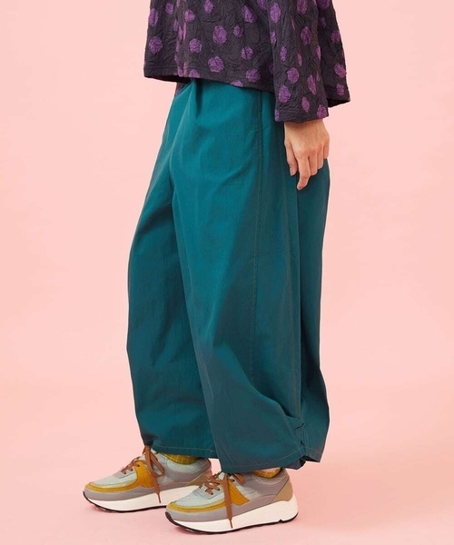Jocomomola（ホコモモラ）の「ツイルワイドパンツ（その他パンツ・レディース・ベージュ/ブルー・40）」の7枚目の写真