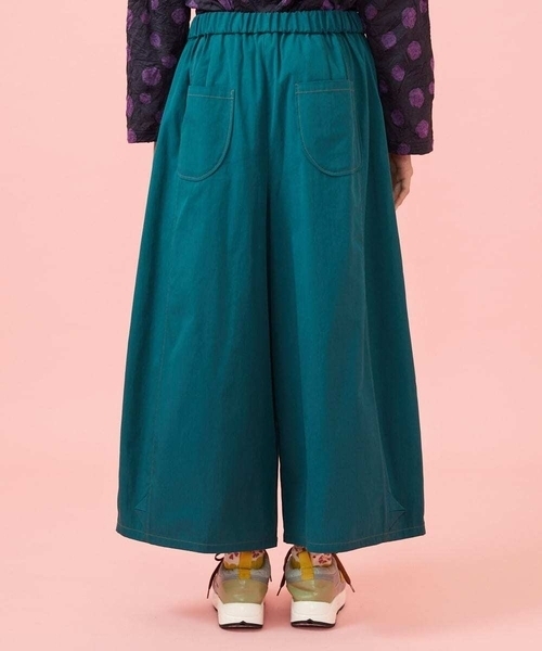 Jocomomola（ホコモモラ）の「ツイルワイドパンツ（その他パンツ・レディース・ベージュ/ブルー・40）」の10枚目の写真