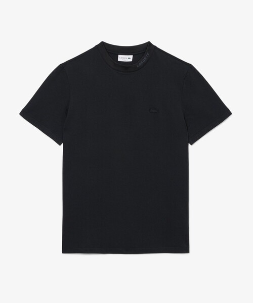 LACOSTE(ラコステ)の「ジャカードブランドネームネック鹿の子Tシャツ(Tシャツ/カットソー・メンズ・ブラック/ホワイト/ライトブルー・2/3/4/5)」の14枚目の写真