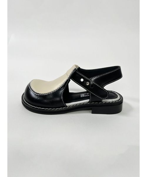 hippu（ヒプ）の「Mocca Sandal  Women [Black&Ivory]（サンダル・レディース・その他・25.5cm/24.5cm/25cm/23.5cm/24cm/23cm/22cm/22.5cm）」の4枚目の写真