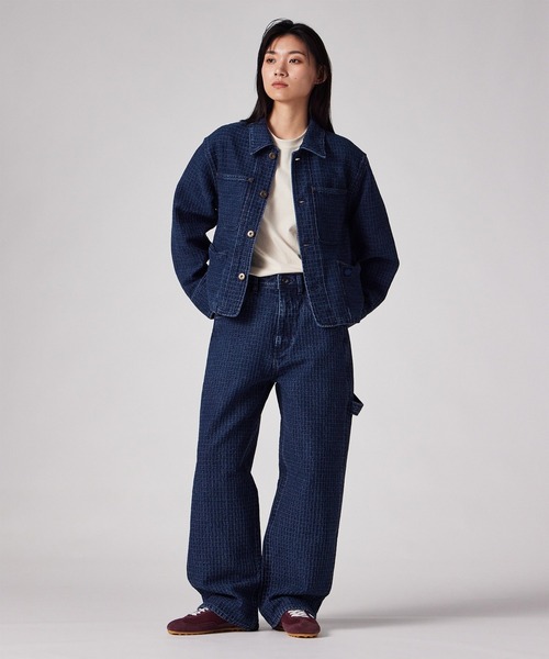 Dickies(ディッキーズ)の「ウィメンズ Dickies(R)× PS Paul Smith インディゴ カバーオール / 265911 DC001W(ブルゾン・レディース・インディゴブルー・X-SMALL)」の1枚目の写真