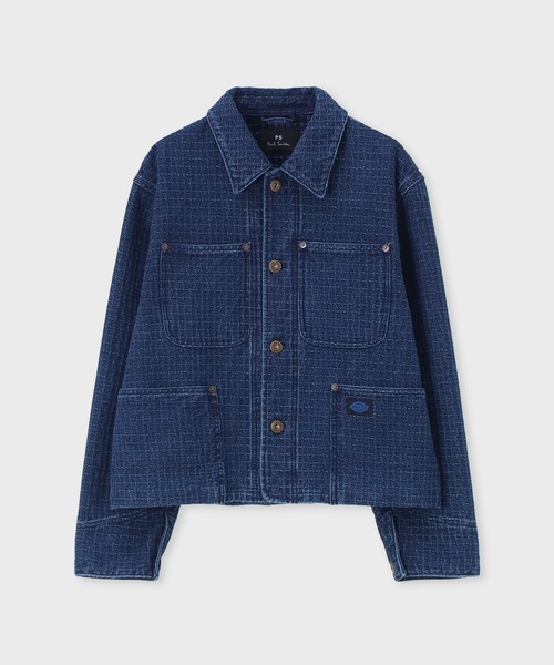 Dickies(ディッキーズ)の「ウィメンズ Dickies(R)× PS Paul Smith インディゴ カバーオール / 265911 DC001W(ブルゾン・レディース・インディゴブルー・X-SMALL)」の4枚目の写真