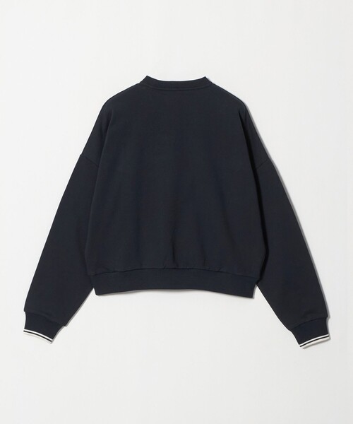 FRED PERRY(フレッドペリー)の「【別注】<FRED PERRY>クルーネック ショート スウェット(スウェット・レディース・オフホワイト/ネイビー・FREE)」の3枚目の写真