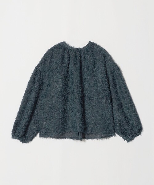 A DAY IN THE LIFE UNITED ARROWS（アデイインザライフユナイテッドアローズ）の「カットジャガード メタルボタンブラウス 2WAY ＜A DAY IN THE LIFE＞（シャツ/ブラウス・レディース・ダークグリーン/ブラック/オフホワイト・FREE）」の10枚目の写真