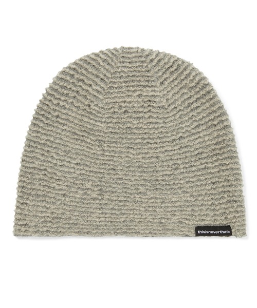 thisisneverthat(ディスイズネバーザット)の「Reversible Knit No Cuff Beanie(ニットキャップ/ビーニー・メンズ・ベージュ/チャコール・FREE)」の1枚目の写真