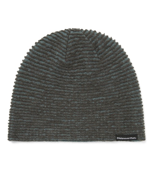 thisisneverthat(ディスイズネバーザット)の「Reversible Knit No Cuff Beanie(ニットキャップ/ビーニー・メンズ・ベージュ/チャコール・FREE)」の2枚目の写真