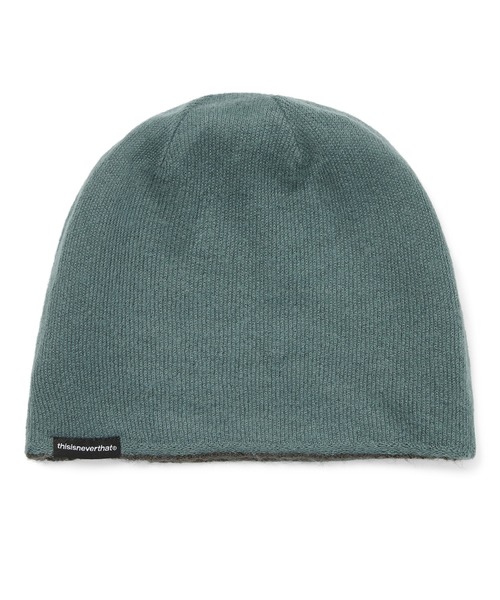 thisisneverthat(ディスイズネバーザット)の「Reversible Knit No Cuff Beanie(ニットキャップ/ビーニー・メンズ・ベージュ/チャコール・FREE)」の4枚目の写真