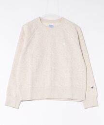 champion(チャンピオン)ワンポイントロゴ刺繍 ラグランスリーブ スウェットトレーナー(裏起毛)