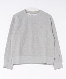 champion(チャンピオン)ワンポイントロゴ刺繍 ラグランスリーブ スウェットトレーナー(裏起毛)